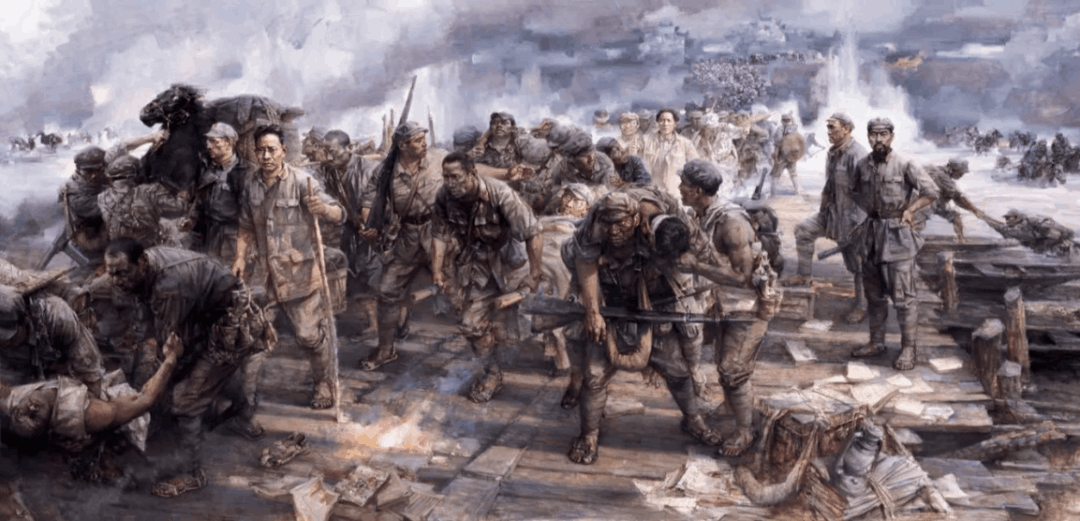 《湘江·1934》张庆涛油画.png